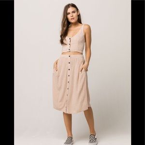 VOLCOM Midi Length Skirt